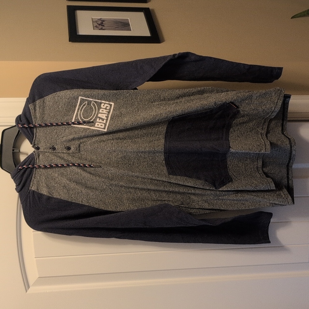 Gray Chicago Bears Lightweight Hoodie